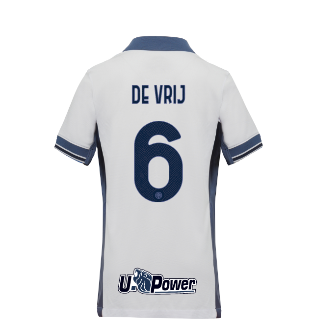 Inter Milan Jerseys im nike kids away stadium jersey 202425 – 6 stefan de vrij | Premium Quality & Team Support