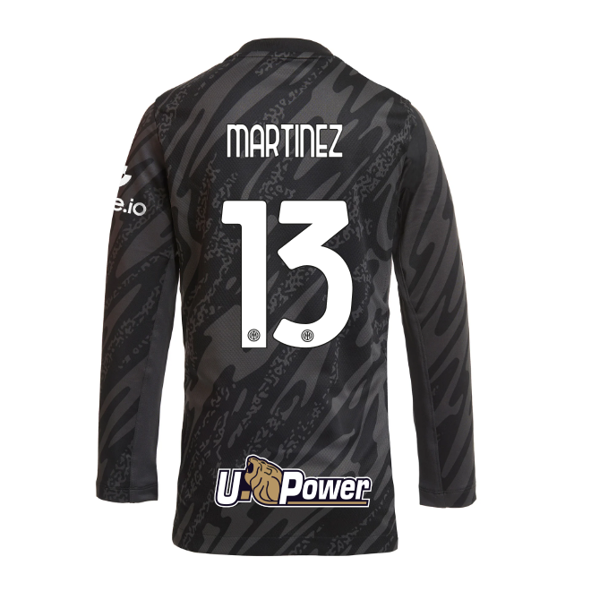 Inter Milan Jerseys im nike kids goalkeeper home kit shirt 202425 – 13 josep martínez | Premium Quality & Team Support