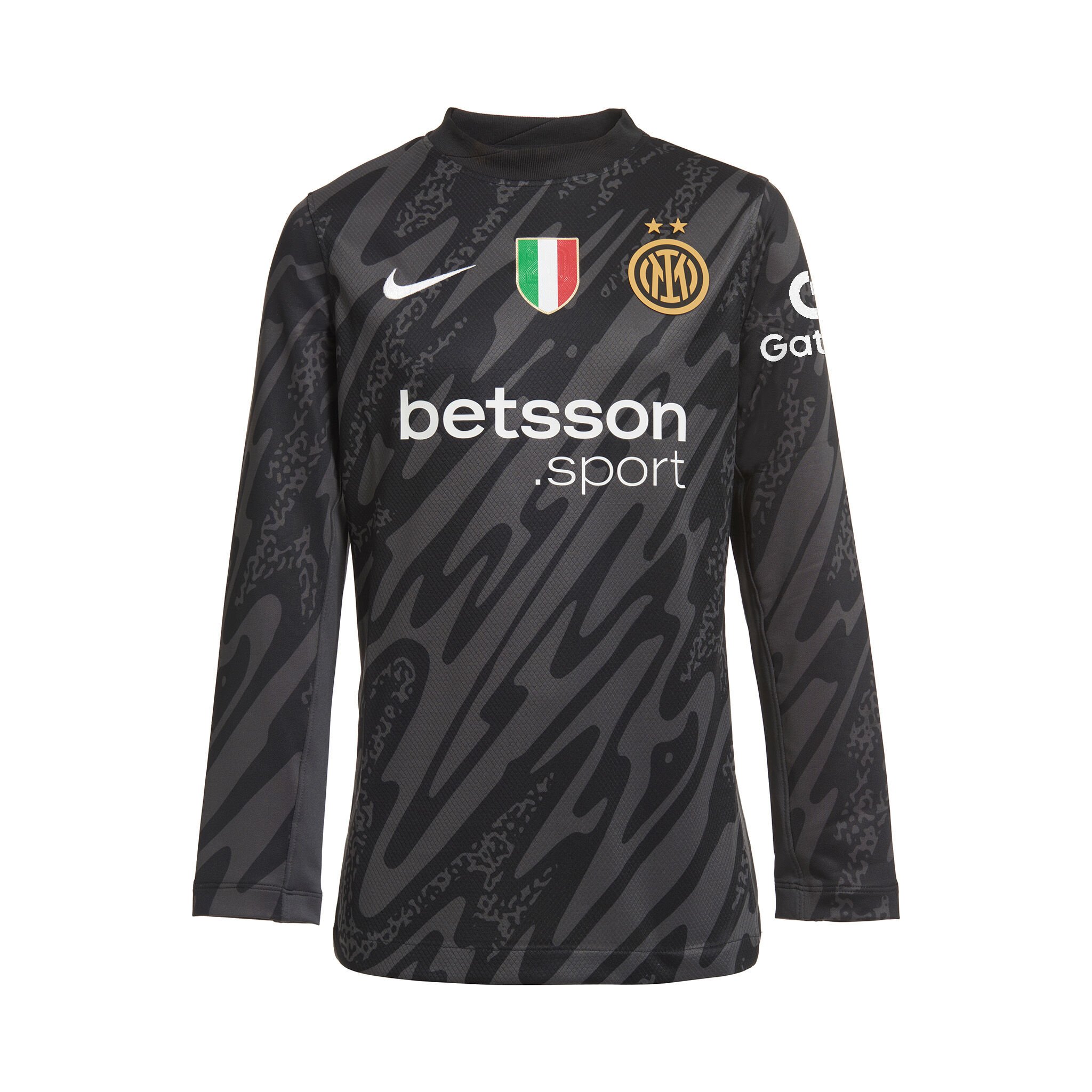 Inter Milan Jerseys im nike kids goalkeeper home kit shirt 202425 with custom printing | Premium Quality & Team Support