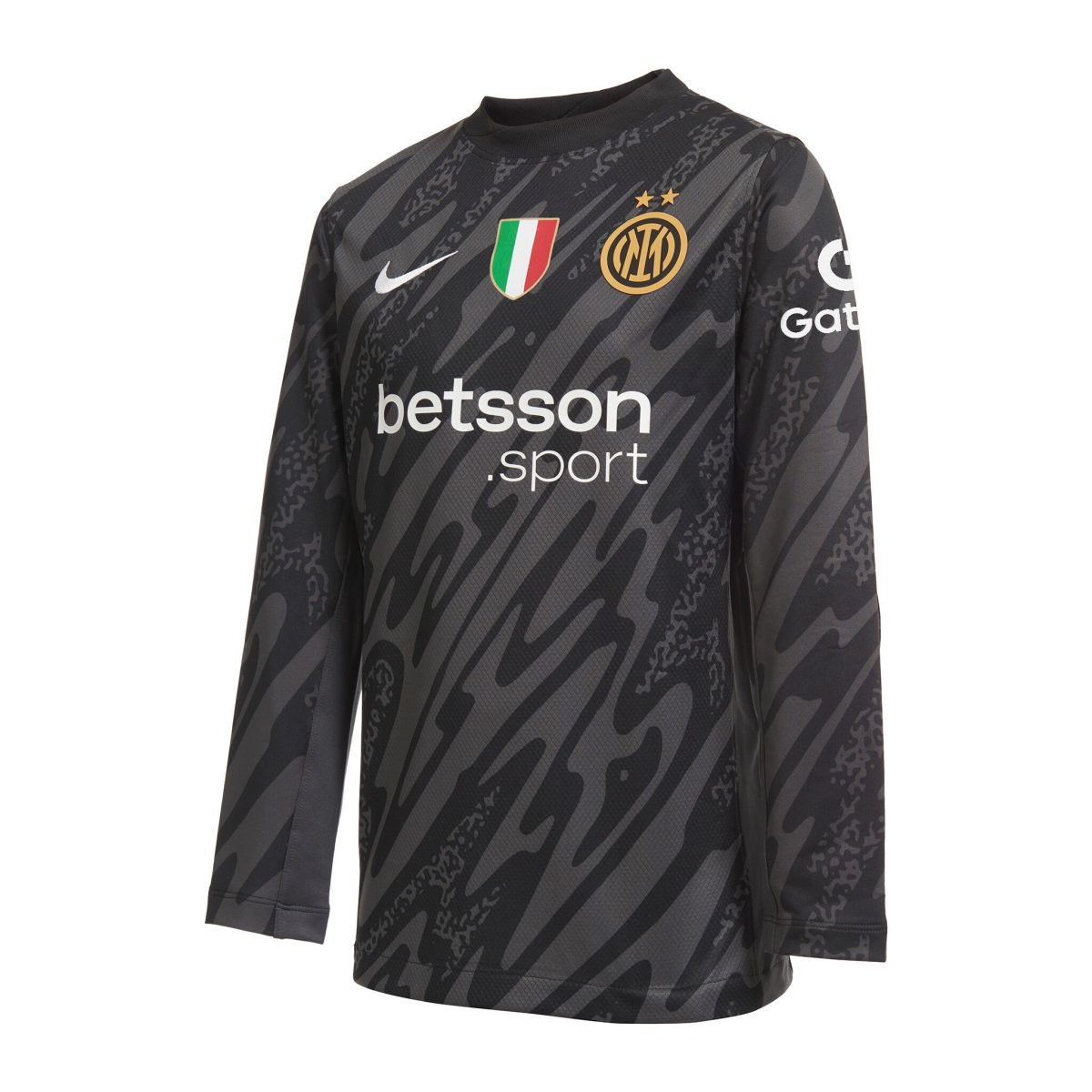 Inter Milan Jerseys im nike kids goalkeeper home kit shirt 202425 with custom printing | Premium Quality & Team Support