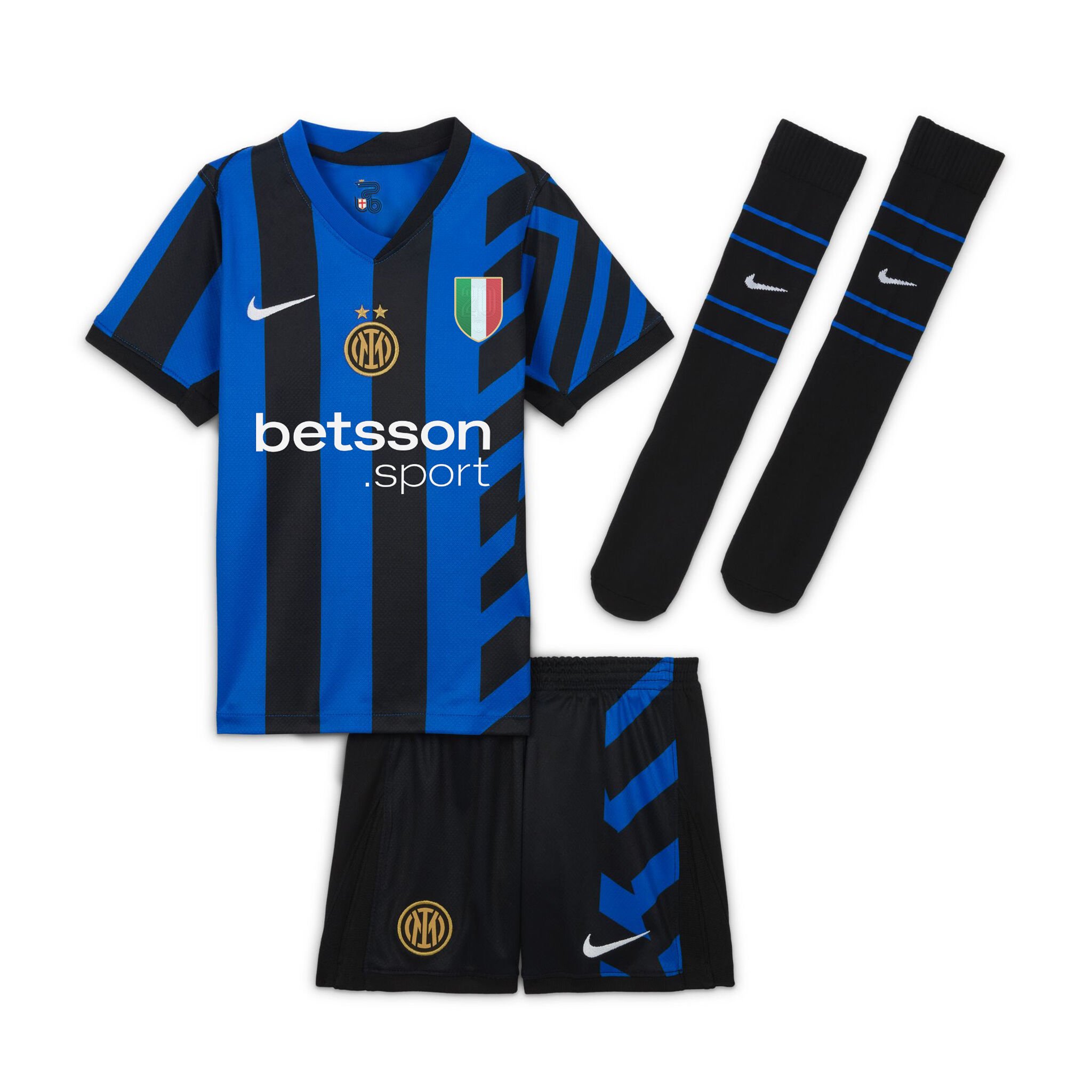 Inter Milan Jerseys im nike kids minikit home 202425 with custom printing | Premium Quality & Team Support