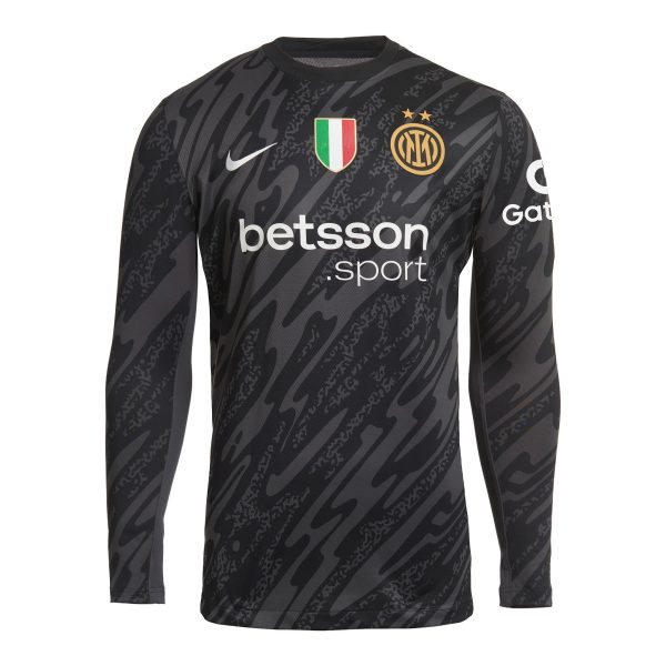 Inter Milan Jerseys im nike mens goalkeeper home kit shirt 202425 with custom printing | Premium Quality & Team Support