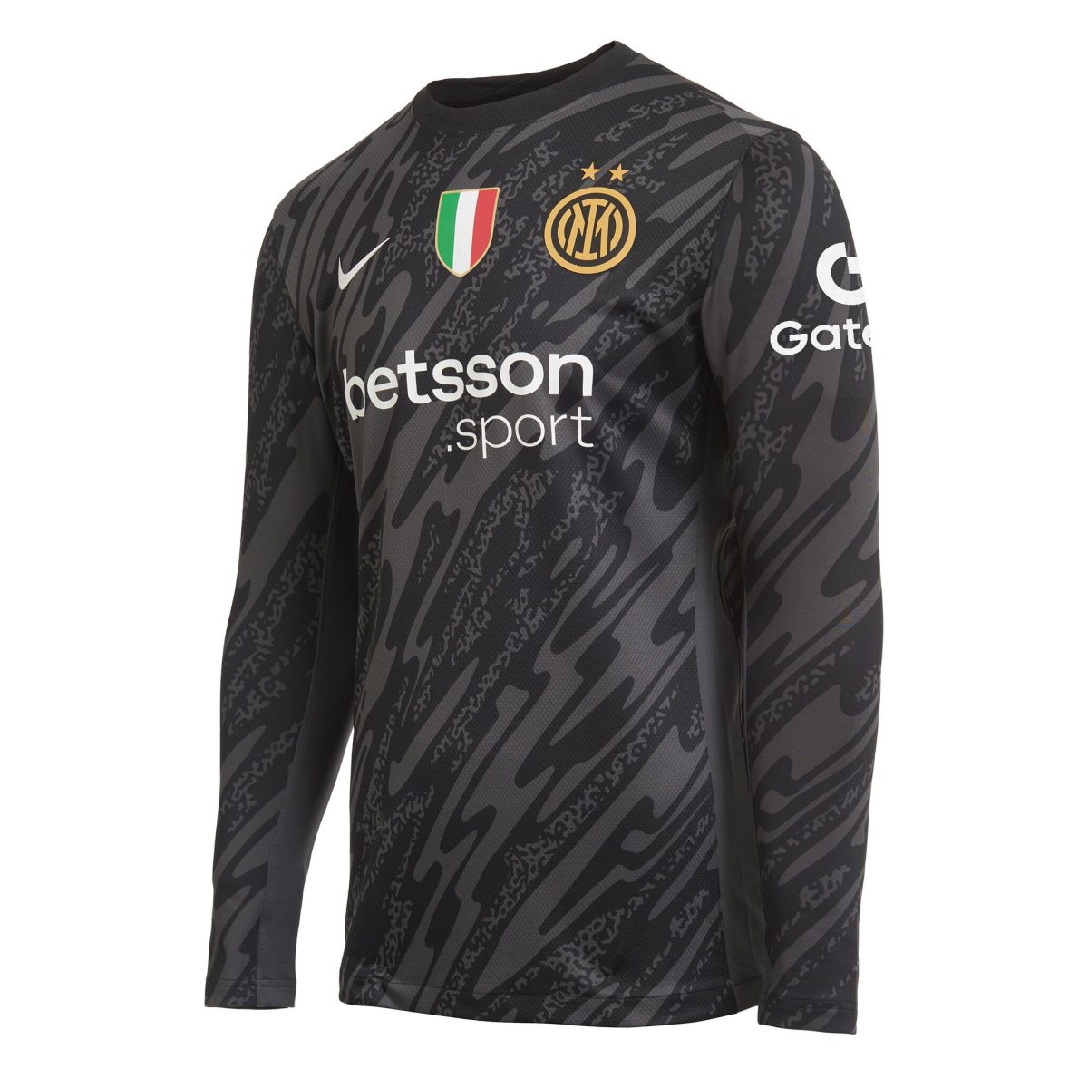 Inter Milan Jerseys im nike mens goalkeeper home kit shirt 202425 with custom printing | Premium Quality & Team Support