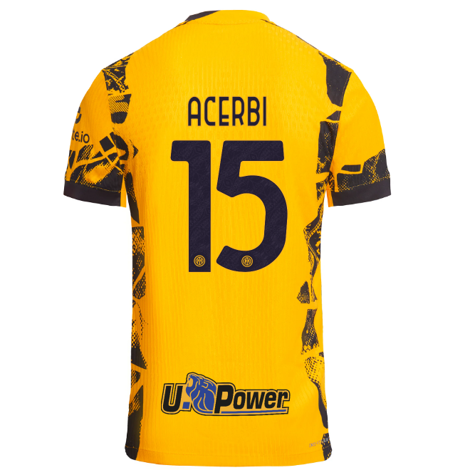 Inter Milan Jerseys im nike mens third kit match shirt 202425 – 15 francesco acerbi | Premium Quality & Team Support