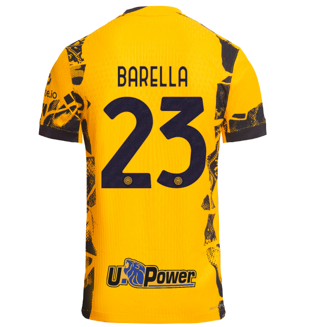 Inter Milan Jerseys im nike mens third kit match shirt 202425 – 23 nicolò barella | Premium Quality & Team Support